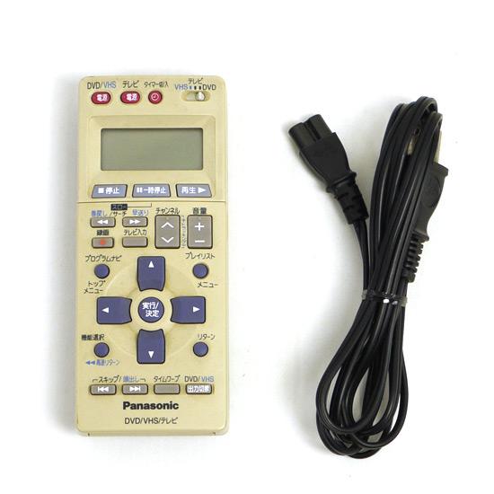 【中古】Panasonic DVDビデオレコーダー DMR-E70V-S シルバー リモコン付きの画像