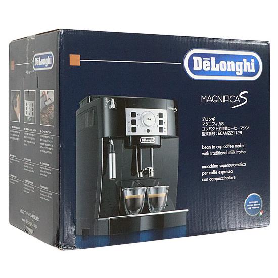DeLonghi 全自動コーヒーメーカー マグニフィカS ECAM22112B ブラック 