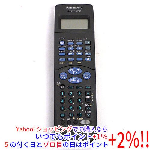 パナソニック ビデオリモコン VEQ2318(中古品) Panasonic（パナソニック） 【中古】Panasonic ビデオリモコン VEQ2318