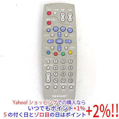SHARP（シャープ） 【中古】SHARP製 BSチューナー TU-HD1用リモコン