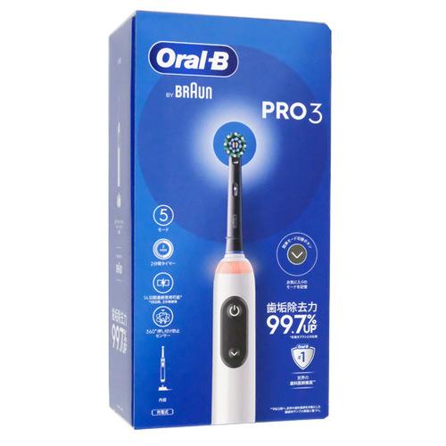 Braun 電動歯ブラシ オーラルB PRO3 D5075135BK 未使用 [管理 