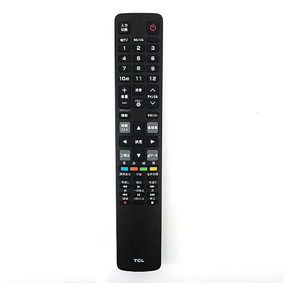【ジャンク品】TCL テレビ リモコンセット REMOSTA TCL テレビ リモコン RC610JJR1 RC610JJR2 電池付き