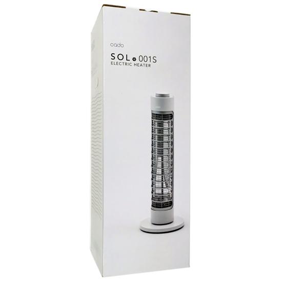 カドー　電気ヒーター 首振り機能/オフタイマー機能搭載(SOL-001S-CG) cado 電気ヒーター SOL-001S | セレクトショップ・AQUA（アクア）