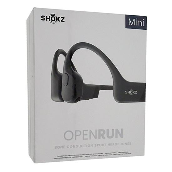 Shokz ワイヤレス骨伝導イヤホン OpenRun Mini S803 ブラック 未使用 