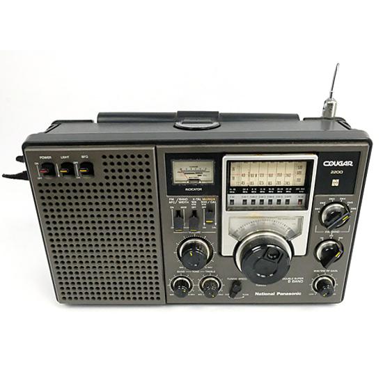 動作品 COUGAR 2200 松下電工 日本製 ラジオ National ナショナル RF-2200 （COUGAR 2200）