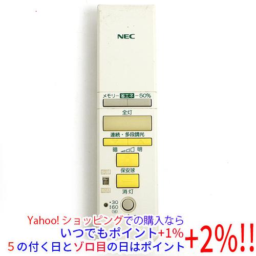NEC 【中古】NEC 照明用リモコン RL42 本体いたみ : エクセラープラス