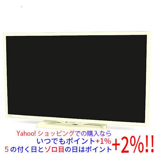 AQUOS 【中古】SHARP 32型 液晶テレビ LC-32W25-W 本体・リモコン 