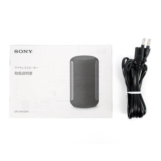 中古】SONY ワイヤレススピーカー SRS-RA3000 (B) ブラック 元箱あり
