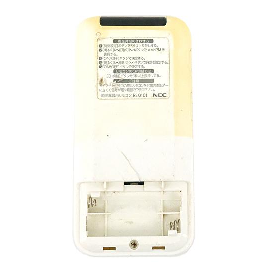 中古】【ゆうパケット対応】NEC LEDシーリングライト用リモコン RE0101