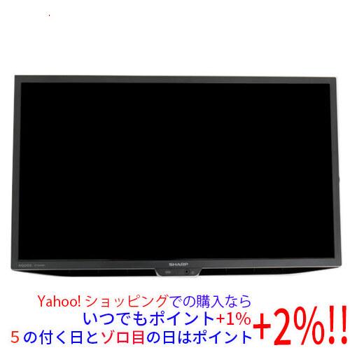 AQUOS 【中古】SHARP 24V型 液晶テレビ 2T-C24GE1 リモコン・スタンド