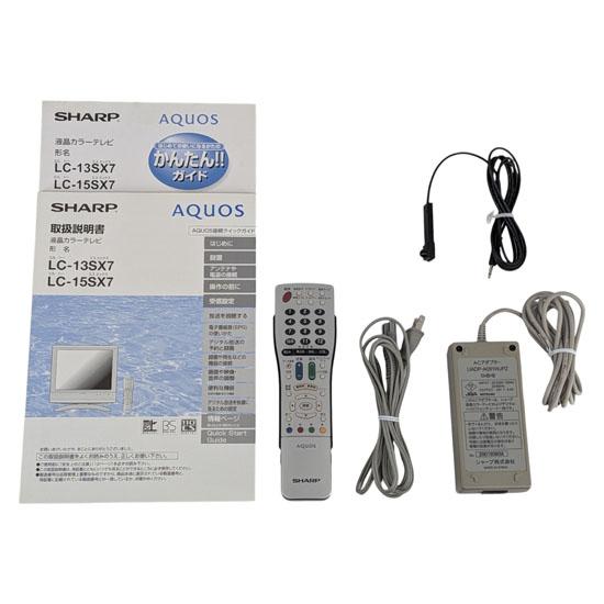 爆買【中古】SHARP 13V型 液晶テレビ AQUOS LC-13SX7 液晶画面いたみ