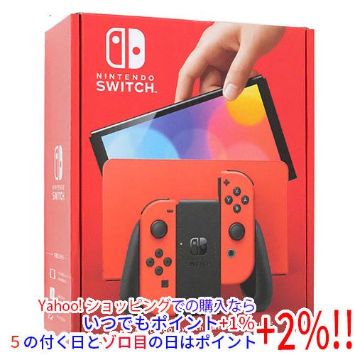 Nintendo Switch 【中古】任天堂 有機ELモデル マリオレッド HEG-S 