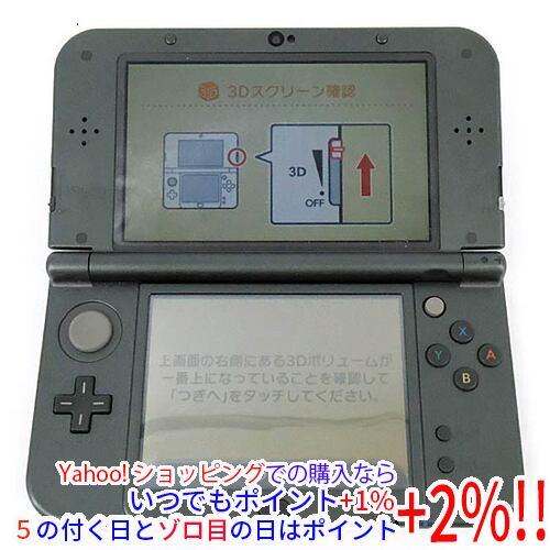 中古】任天堂 Newニンテンドー3DS LL メタリックブラック 本体のみ  
