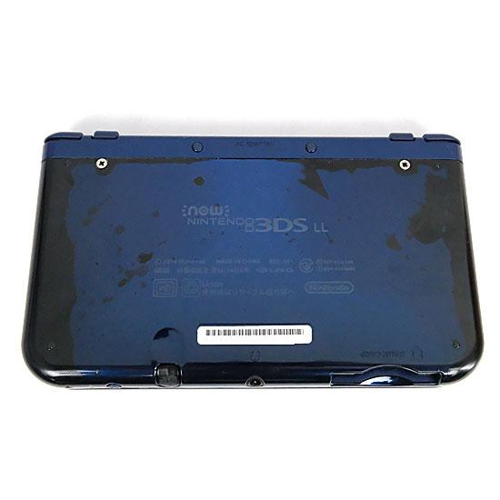 中古】任天堂 Newニンテンドー3DS LL メタリックブルー バッテリーなし  