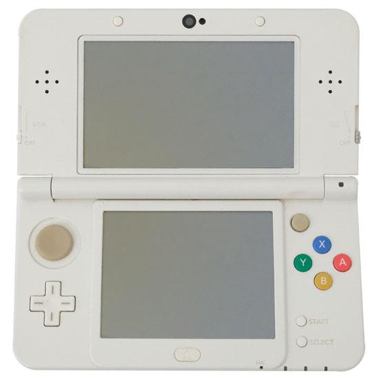 中古】任天堂 Newニンテンドー3DS ホワイト 本体のみ バッテリーなし 