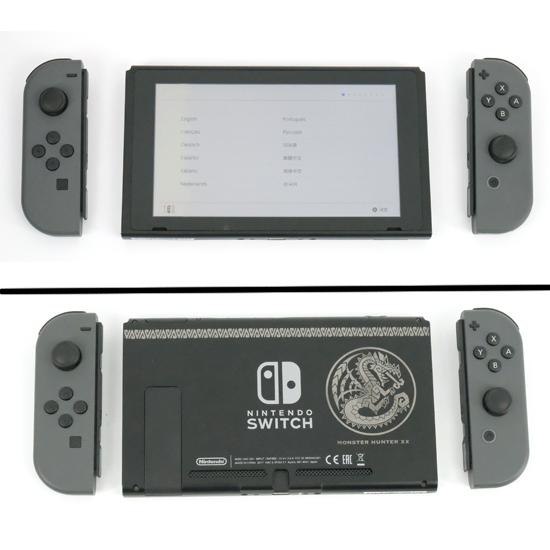 任天堂スイッチ　モンハンダブルクロス　スプラトゥーン　カバー　延長保証 Nintendo Switch 【中古】任天堂 モンスターハンターダブルクロス Ver