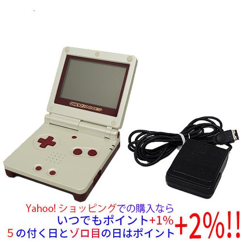 中古】任天堂 ゲームボーイアドバンスSP ファミコンカラー 本体・液晶