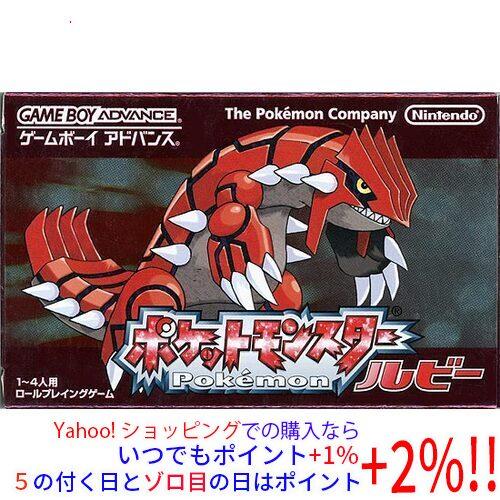 中古】【ゆうパケット対応】ポケットモンスタールビー GBA 説明書なし