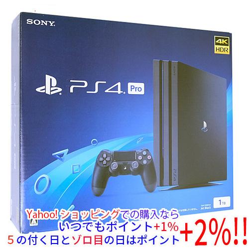 中古】SONY プレイステーション4 Pro 1TB ジェット・ブラック CUH