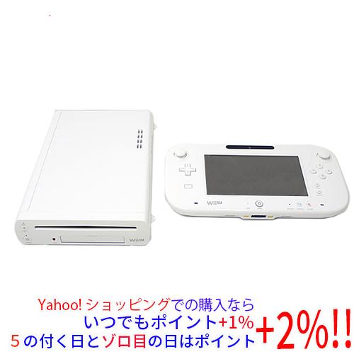 Wii U 【中古】任天堂 PREMIUM SET shiro 32GB 本体・ゲームパッドのみ
