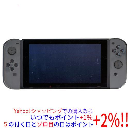 Nintendo Switch 【中古】任天堂 グレー 本体・Joy-Conのみ 液晶画面