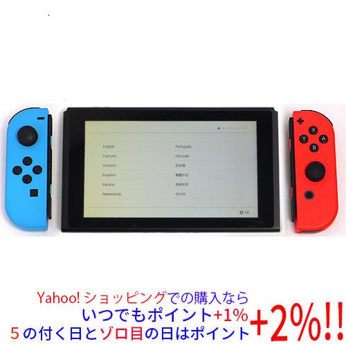 Nintendo Switch 【中古】任天堂 ネオンブルー/ネオンレッド 本体・Joy