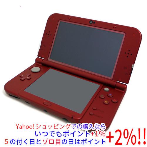 爆買【中古】任天堂 Newニンテンドー3DS LL メタリックレッド 本体