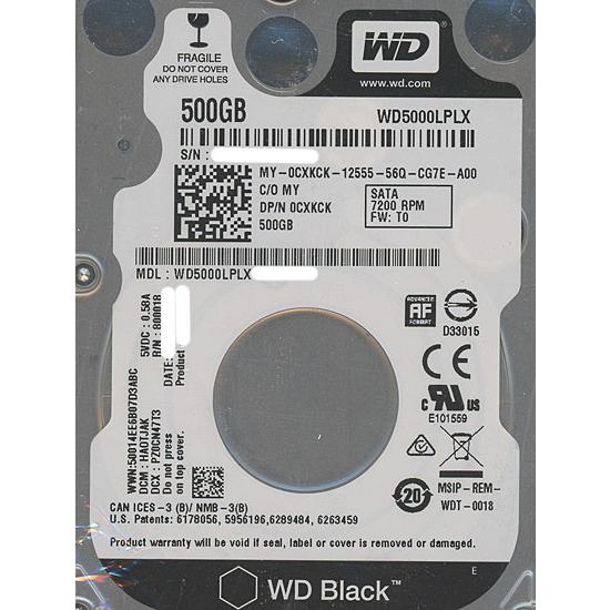 Western Digital製HDD WD5000LPLX 500GB SATA600