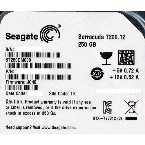 SEAGATE製HDD ST250DM000 250GB SATA600 7200