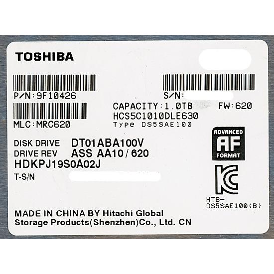 TOSHIBA 東芝 内蔵HDD 3.5インチ 1TB DT01ABA100V Amazon.com: TOSHIBA DT01ABA100V 1TB SATA 6.0 Gb/s 5700 RPM