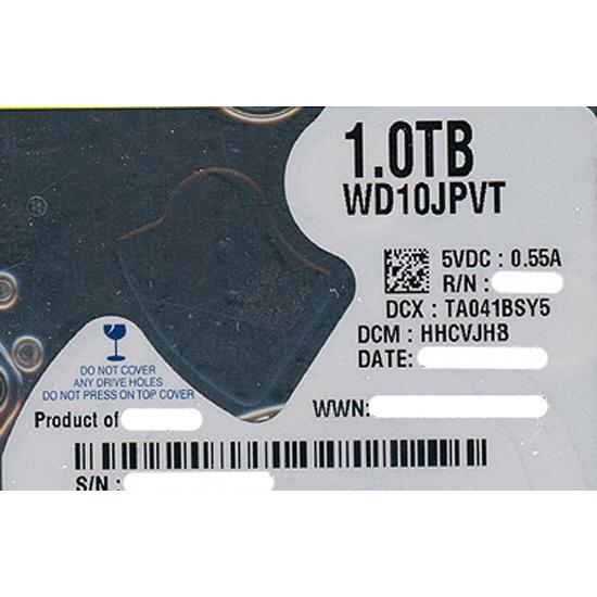 Western Digital WesternDigital ノート用HDD 2.5inch WD10JPVT