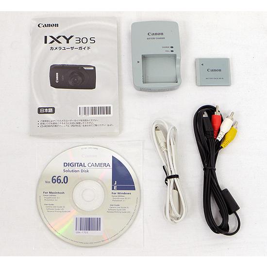 中古】Canon デジタルカメラ IXY 30S シルバー 1000万画素 元箱