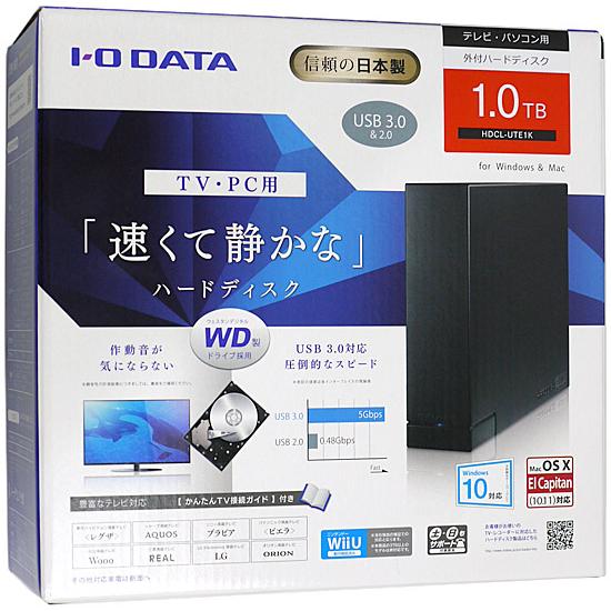 【５のつく日はポイント+3％！】I-O DATA アイ・オー・データ製外付HD HDCL-UTE1K 1TB USB2.0/3.0｜excellar｜02