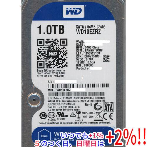 Western Digital製hdd Wd10ezrz 1tb Sata600 5400 エクセラー 通販 Paypayモール