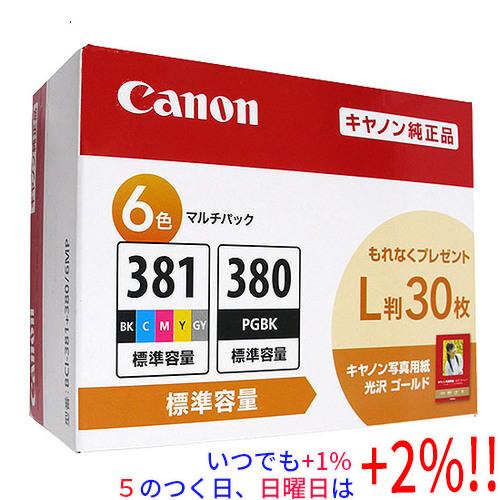キヤノン（Canon） インクタンク 6色マルチパック 写真用紙(L判)30枚