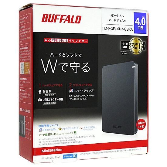 BUFFALO（バッファロー） バッファロー製PortableHD HD-PGF4.0U3-GBKA