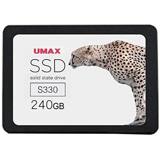 UMAX 全品最安値に挑戦 2.5インチSATA SSD 有名なブランド 240GB UM-SSD25S330-240 S330