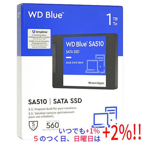 WD Blue Western Digital製 SSD SA510 SATA WDS100T3B0A 1TB