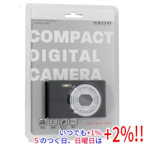 AN-DC001(BK) デジタルカメラ KEIYO(ケイヨー) AN-DC001-BK ブラック 4400万画素 コンパクトデジタル