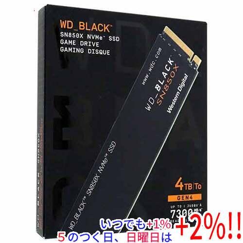 SanDisk（サンディスク） Western Digital製 内蔵SSD 4TB WD_Black