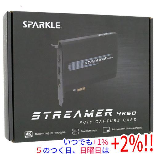 SPARKLE ゲームキャプチャーボード Streamer 4K60 PCIe Capture Card