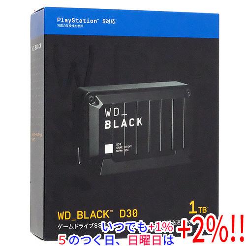 【新品未開封】Sandisk WD_Black D30 1TB ポータブルSSD SanDisk（サンディスク） Western Digital製 ゲーム用SSD WD_Black D30