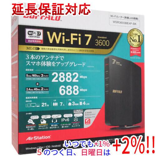 AirStation BUFFALO バッファロー 無線LANルータ WSR3600BE4P-BK