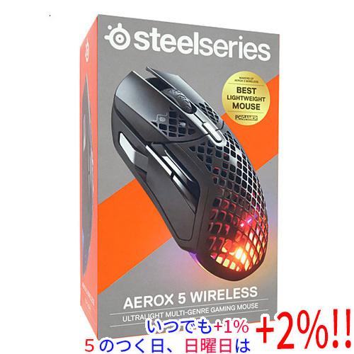 SteelSeries ゲーミングマウス Aerox 5 Wireless 62406 : エクセラー