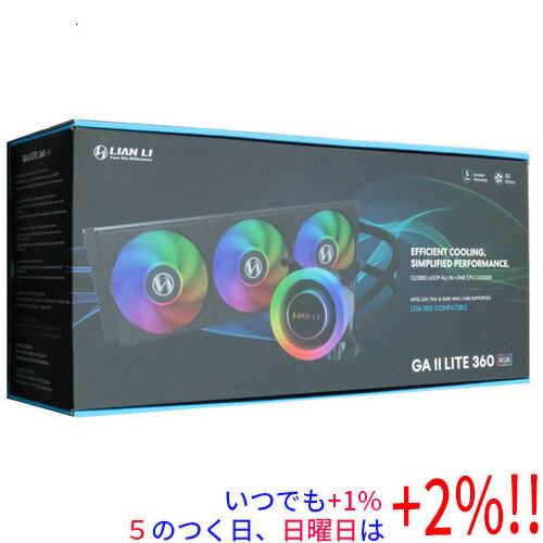 LIAN LI 水冷CPUクーラー Galahad II LITE LL-GA2L-360R-BK ブラック