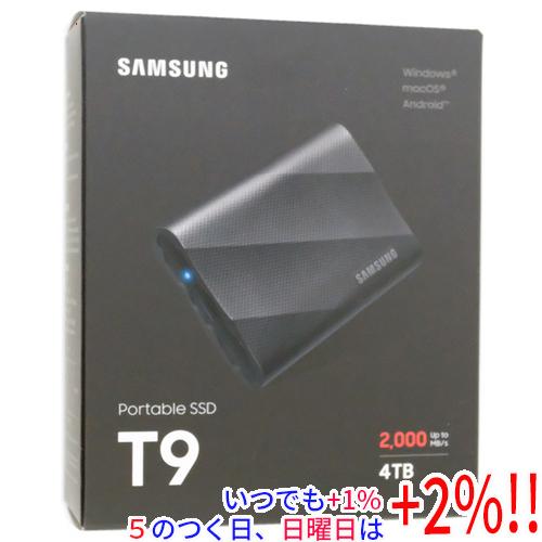 SAMSUNG製 SSD T9 MU-PG4T0B 4TB : エクセラー - 通販 - Yahoo