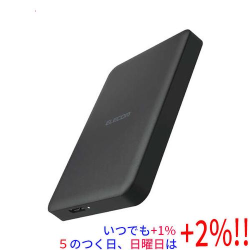 エレコム⭐︎ポータブルハードディスク⭐︎ブラック ELECOM エレコム ポータブルハードディスク ELP-HTV010UBK 1TB