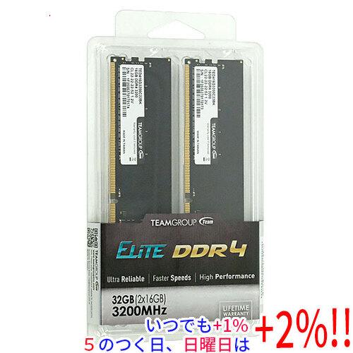 DDR4-3200 32GB 2枚 TED464G3200C22DC01 Amazon.co.jp: TEAMGROUP Elite DDR4 64GB キット (2 x 32GB) 3200MHz