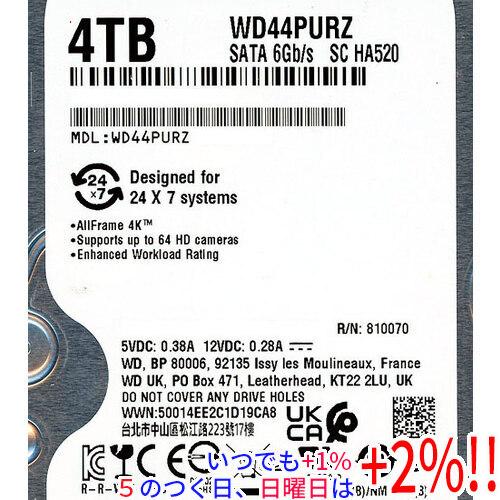 【新品未使用】Western Digital hdd 4TB ウエスタンデジタル WD Blue 4TB、高速で信頼性