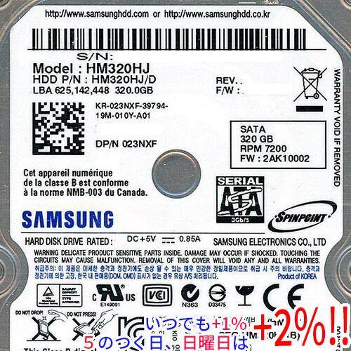 SAMSUNG（サムスン） Samsung製 ノート用HDD 2.5inch HM320HJ 320GB